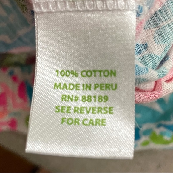 Lilly Pulitzer Wiley Tube Top Lets Cha Cha Neon SM - Picture 5 of 6